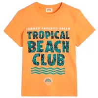 Tricou pentru băieți Koton 4SKB10298TK 122/ Orange