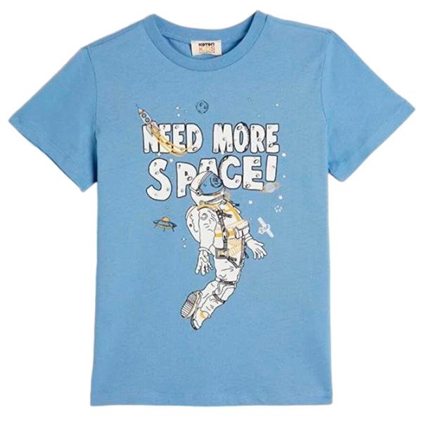 Tricou pentru băieți Koton 4SKB10275TK 140 / Blue photo 1