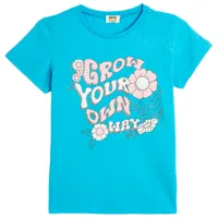 Футболка для девочек Koton 4SKG10118AK 104 - 110 см / Синий