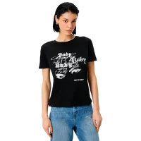 Tricou pentru femei Koton 4SAK50392EK 100% bumbac/ Black