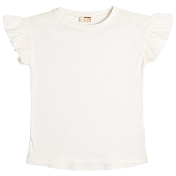 Tricou pentru fete Koton 4SKG10109AK 110 - 116 cm / Beige photo 1