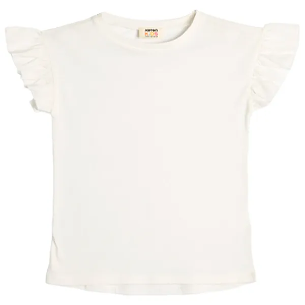 Tricou pentru fete Koton 4SKG10109AK 134 - 140 cm / Beige photo 1