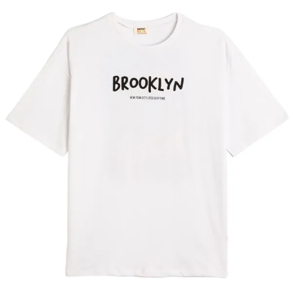 Tricou pentru băieți Koton 4SKB10109TK 128/ White photo 1