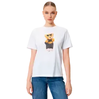 Tricou pentru femei Koton 4SAK50323EK 100% bumbac/ White