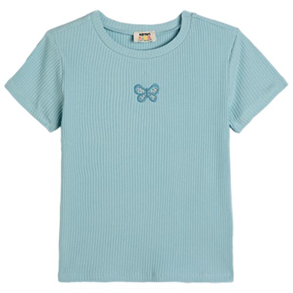 Tricou pentru fete Koton 4SKG10085AK 116 - 122 cm / Blue photo 1 Tricou pentru fete Koton 4SKG10085AK 116 - 122 cm / Blue photo 1
