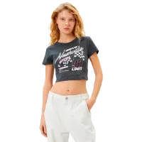 Tricou pentru femei Koton 4SAL10001IK 4 % Elastan/ Anthracite