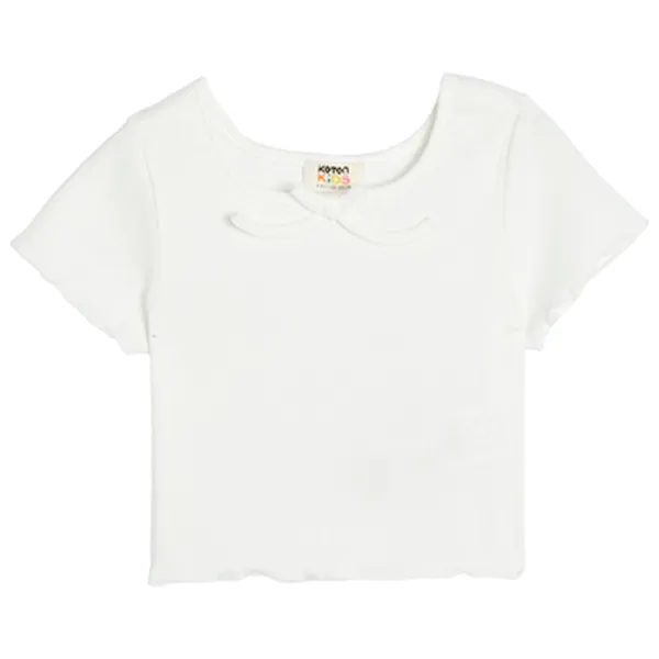 Tricou pentru fete Koton 4SKG10168AK 146 - 152 cm / White photo 1