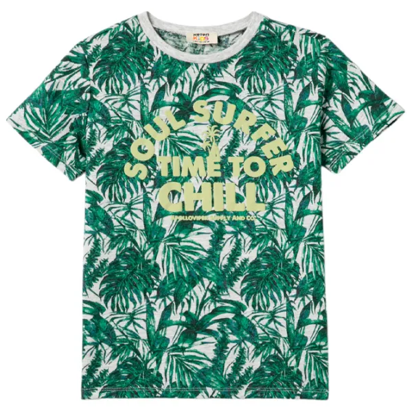 Tricou pentru băieți Koton 4SKB10114TK 164/ Green photo 1