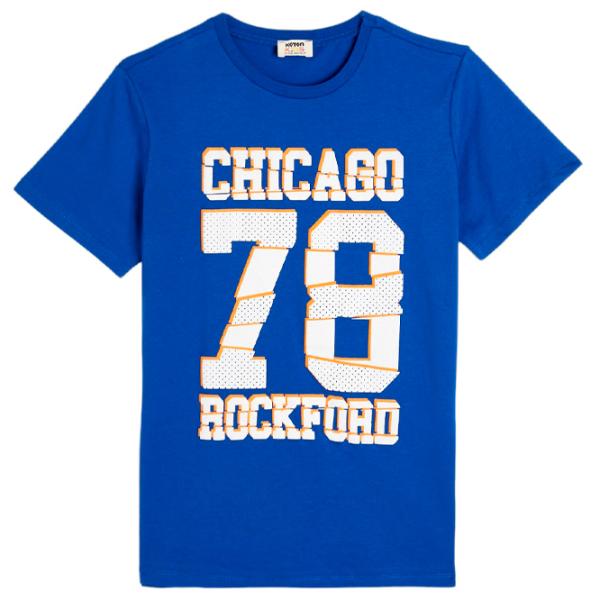 Tricou pentru băieți Koton 4SKB10070TK 140 / Blue photo 1