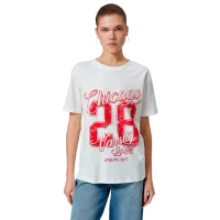 Tricou pentru femei Koton 4SAL10649IK 100% bumbac/ White