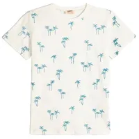 Tricou pentru băieți Koton 4SKB10309TK 140/ Ecru