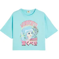 Tricou pentru fete Koton 4SKG10236AK 110 - 116 cm / Blue