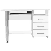 Офисный стол Fabrik Home СК-09 ДСП/ Белый