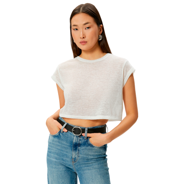 Tricou pentru femei Koton 4SAK50020EK 100% bumbac/ White photo 1