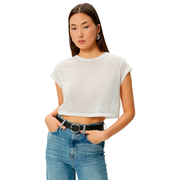 Tricou pentru femei Koton 4SAK50020EK 100% bumbac/ White photo 1