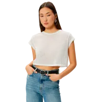 Tricou pentru femei Koton 4SAK50020EK 100% bumbac/ White