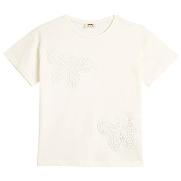 Tricou pentru fete Koton 4SKG10251AK 110 - 116 cm / Beige photo 1