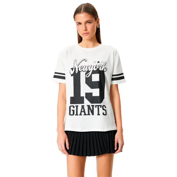 Tricou pentru femei Koton 4SAL10926IK 100% bumbac/ White photo 1