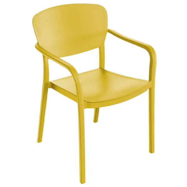 Садовый стул Sanja 7071G Пластик/ Пластик/ Желтый photo 1