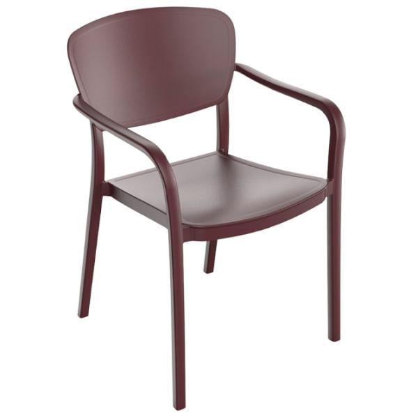 Scaun de grădină Sanja 7071G Plastic/ Plastic/ Brown photo 1 Scaun de grădină Sanja 7071G Plastic/ Plastic/ Brown photo 1