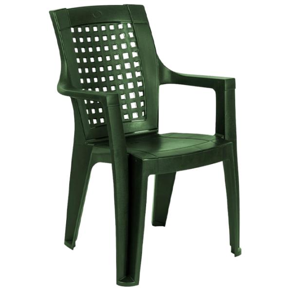Scaun de grădină Sanja 7030V Plastic/ Plastic/ Green photo 1 Scaun de grădină Sanja 7030V Plastic/ Plastic/ Green photo 1