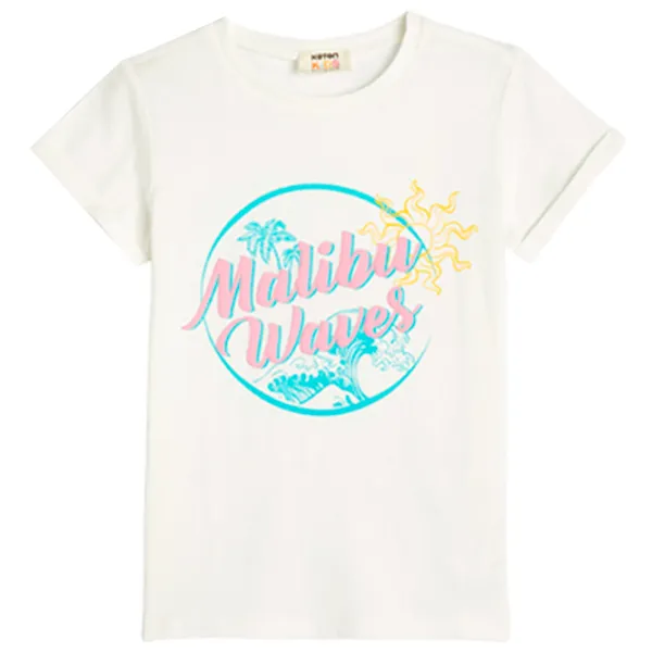 Tricou pentru fete Koton 4SKG10111AK 104 - 110 cm / Beige photo 1 Tricou pentru fete Koton 4SKG10111AK 104 - 110 cm / Beige photo 1