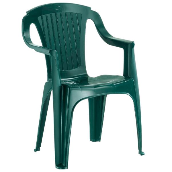 Scaun de grădină Idea 5661898 Plastic/ Plastic/ Green photo 1