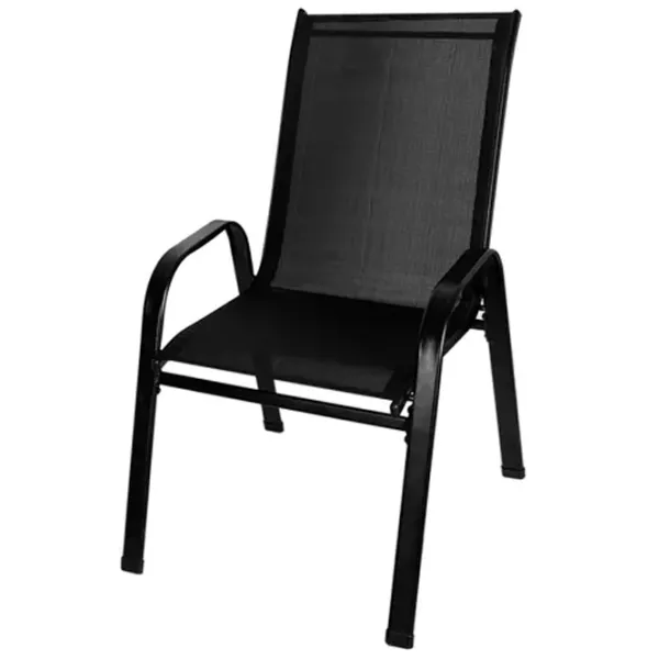 Scaun de grădină Gardlov 5710591 Oțel/ Black photo 1 Scaun de grădină Gardlov 5710591 Oțel/ Black photo 1