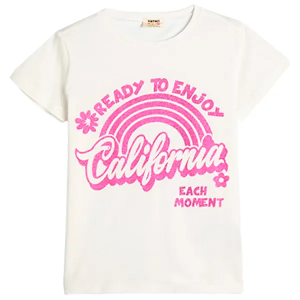 Tricou pentru fete Koton 4SKG10129AK 122 - 128 cm / Beige photo 1 Tricou pentru fete Koton 4SKG10129AK 122 - 128 cm / Beige photo 1