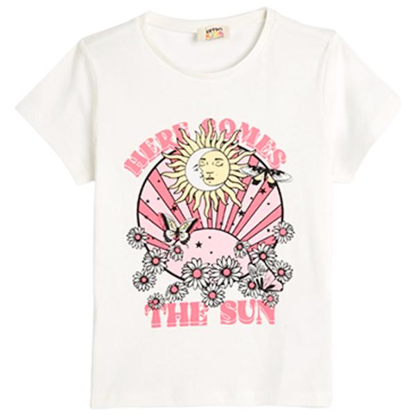 Tricou pentru fete Koton 4SKG10025AK 146 - 152 cm / Beige photo 1