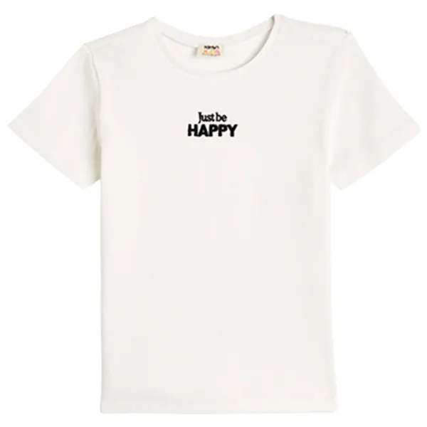 Tricou pentru fete Koton 4SKG10024AK 116 - 122 cm / Beige photo 1 Tricou pentru fete Koton 4SKG10024AK 116 - 122 cm / Beige photo 1