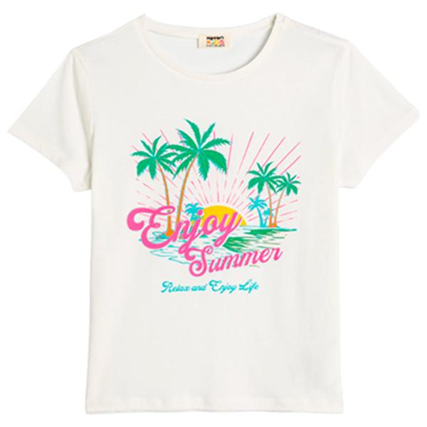 Tricou pentru fete Koton 4SKG10112AK 146 - 152 cm / Beige photo 1