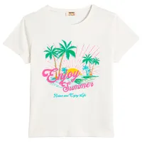 Футболка для девочек Koton 4SKG10112AK 110 - 116 см / Бежевый