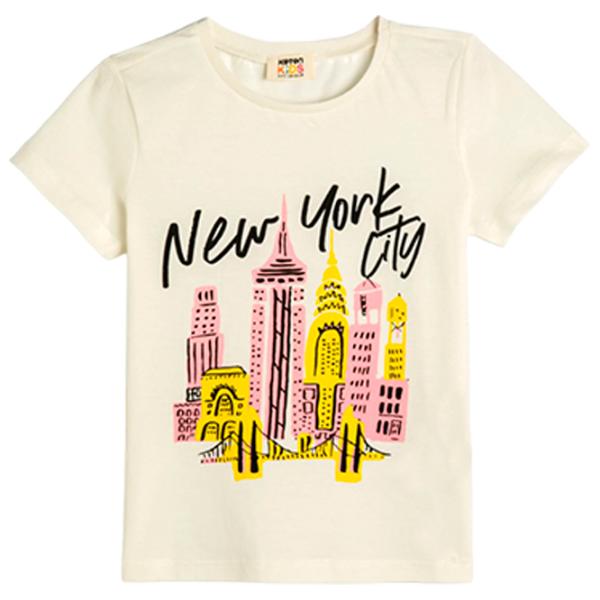 Tricou pentru fete Koton 4SKG10369AK 122 - 128 cm / Beige photo 1