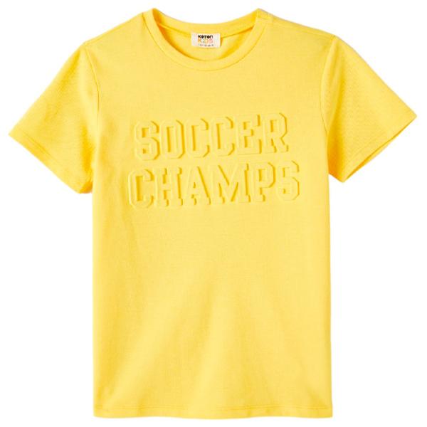 Tricou pentru băieți Koton 4SKB10190TK 128/ Yellow photo 1