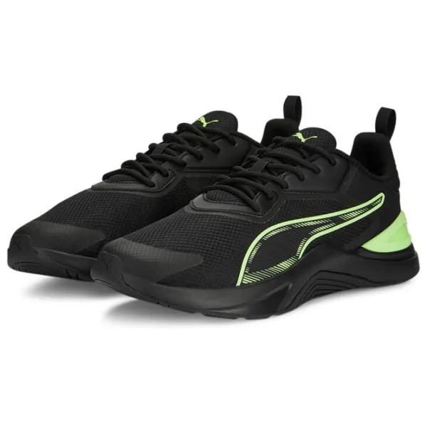 Кроссовки для мужчин Puma Infusion 41/ Чёрный Зелёный photo 1