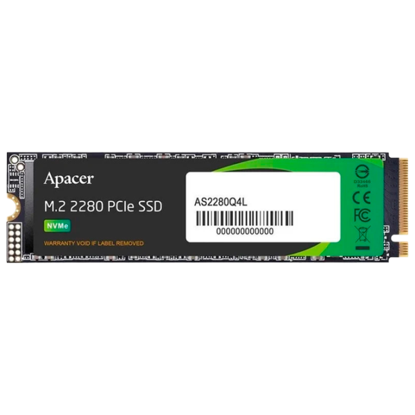 SSD Apacer AS2280Q4L 1 ТБ M.2 NVMe photo 1