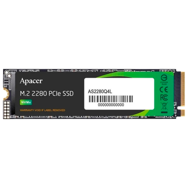 SSD Apacer AS2280Q4L 512 ГБ M.2 NVMe photo 1