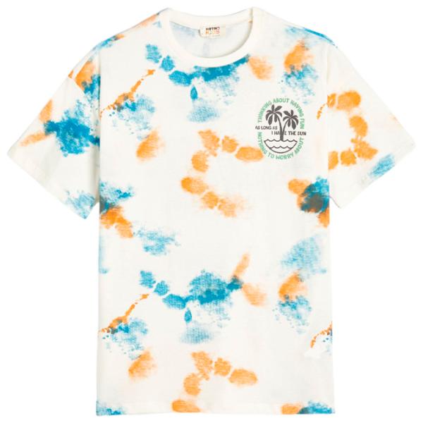 Tricou pentru băieți Koton 4SKB10327TK 116/ Ecru photo 1