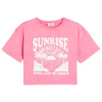 Tricou pentru fete Koton 4SKG10307AK 110 - 116 cm / Pink