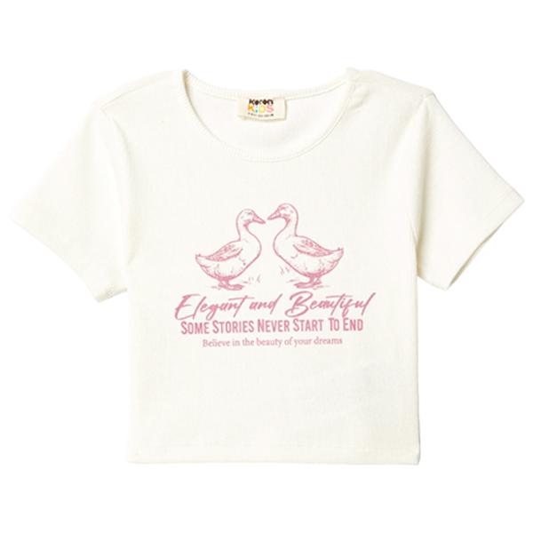 Tricou pentru fete Koton 4SKG10345AK 116 - 122 cm / Beige photo 1 Tricou pentru fete Koton 4SKG10345AK 116 - 122 cm / Beige photo 1