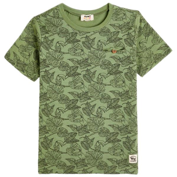 Tricou pentru băieți Koton 4SKB10043TK 122/ Green photo 1