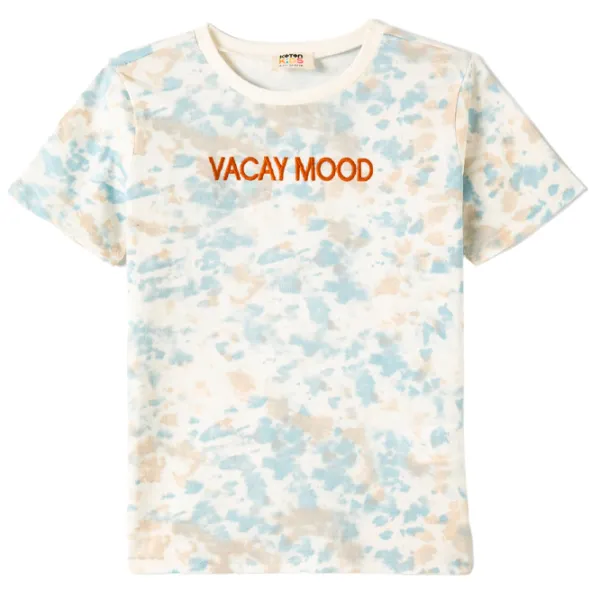 Tricou pentru băieți Koton 4SKB10026TK 116 / Ecru photo 1