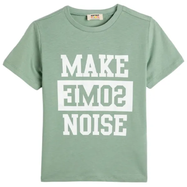 Tricou pentru băieți Koton 4SKB10184TK 140/ Green photo 1