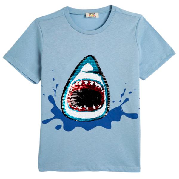 Tricou pentru băieți Koton 4SKB10035TK 110 / Blue photo 1