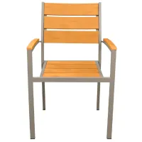 Садовый стул Deco Milagro Металл/ Дерево/ Серый Коричневый