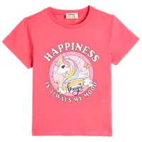 Tricou pentru fete Koton 4SKG10120AK 104 - 110 cm / Pink