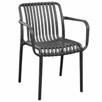 Садовый стул Deco Spark Полипропилен/ Полипропилен/ Тёмно-серый