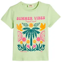 Tricou pentru fete Koton 4SKG10031AK 122 - 128 cm / Green