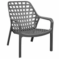 Scaun de grădină Deco Solar Plastic/ Plastic/ Dark Gray